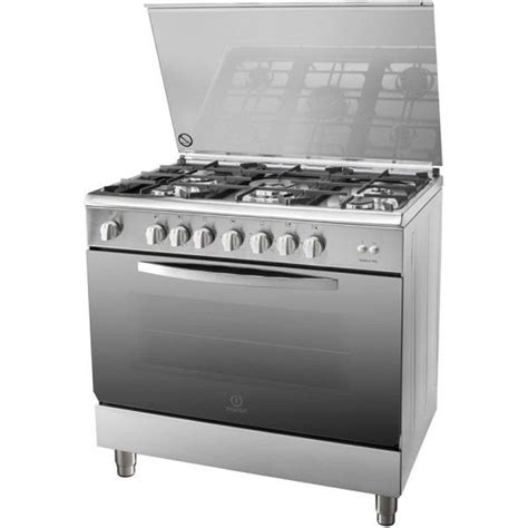 indesit 5 gas burners cooker i95t1cxex